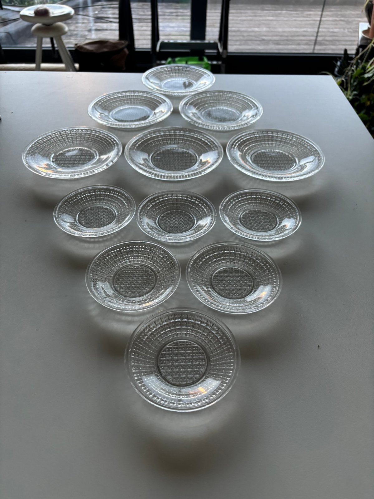 12 assiettes Val Saint Lambert, collection Hambourg 1913, Antiquités & Art, Enlèvement