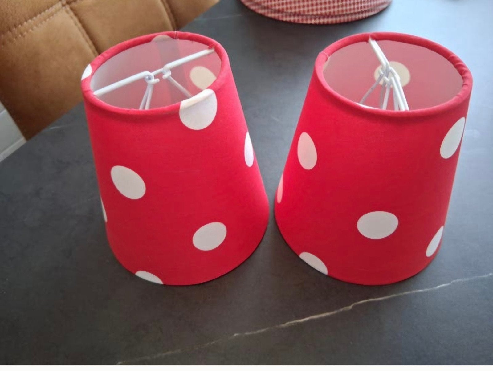 Set van 2 klemkapjes, Maison & Meubles, Lampes | Abat-jour, Enlèvement ou Envoi