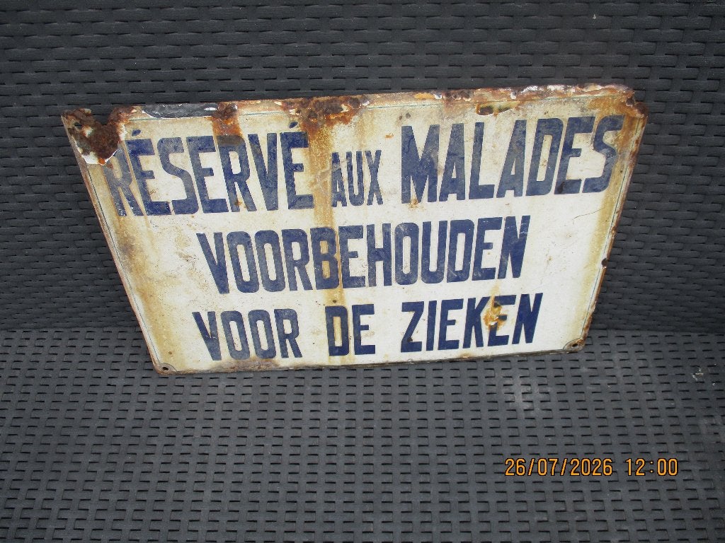 plaque emmailler vintage, Antiek en Kunst, Antiek | Email, Ophalen