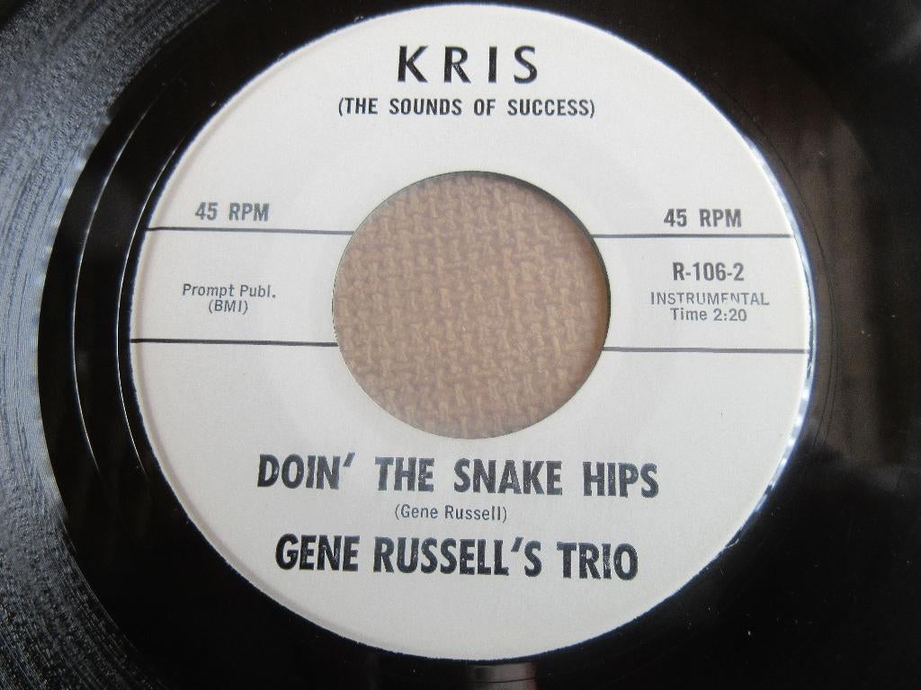 Gene Russell's trio — Foggy Bottom / Doin' The Snake Hips, Gebruikt, 7 inch, Single, Ophalen of Verzenden