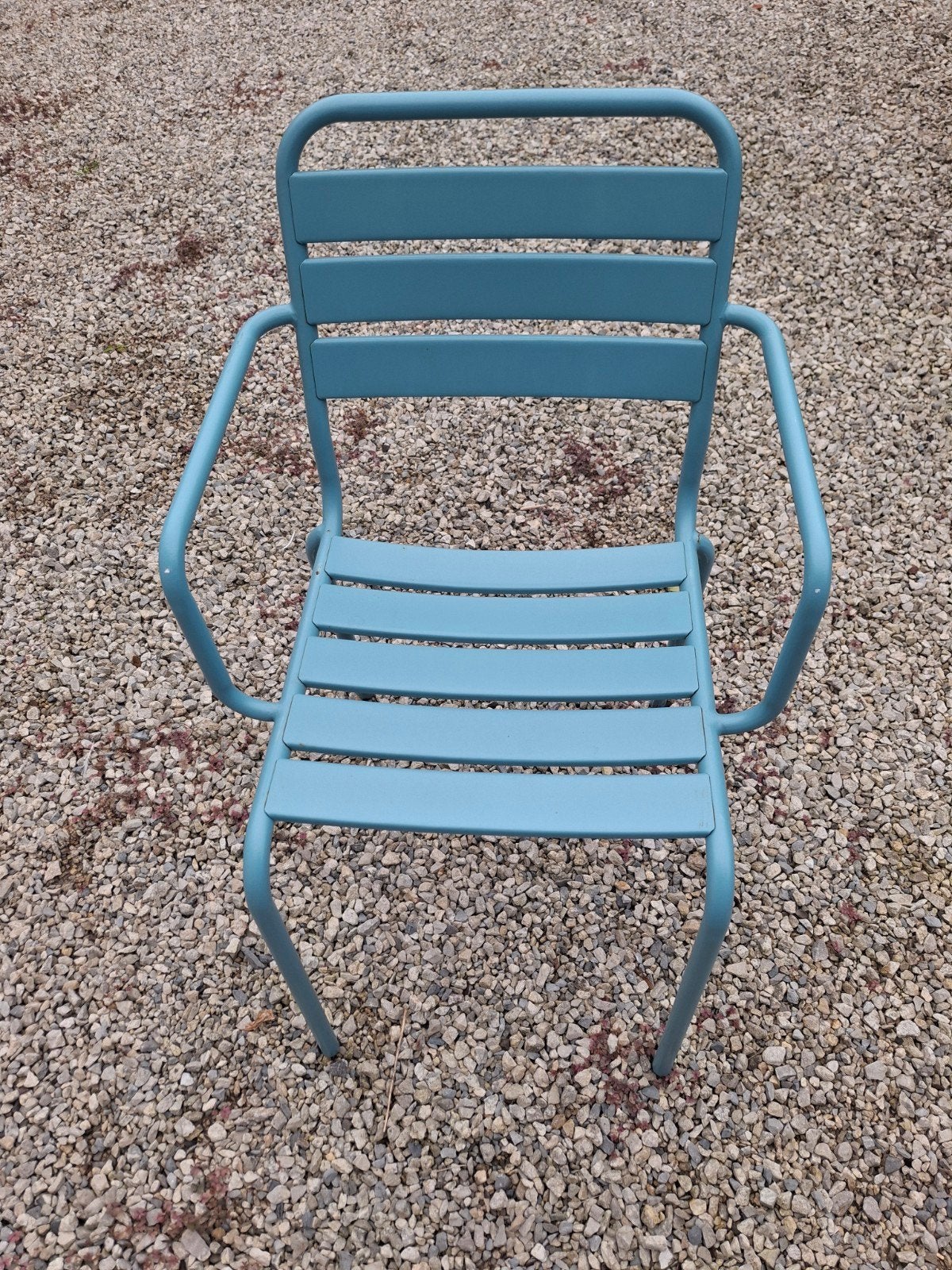 Zes stoelen in sterk ijzer., Tuin en Terras, Ophalen
