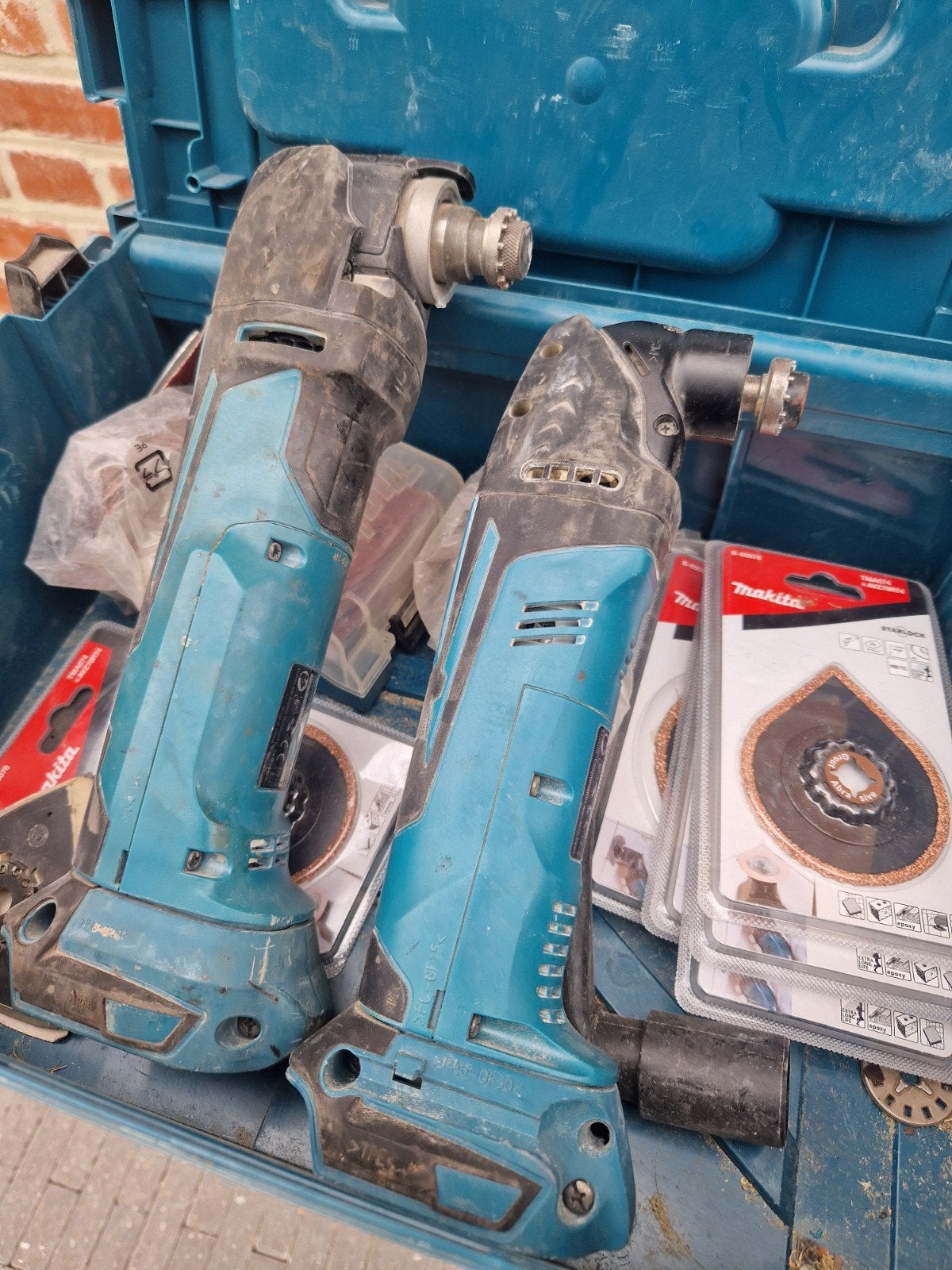 makita multitool, Ophalen
