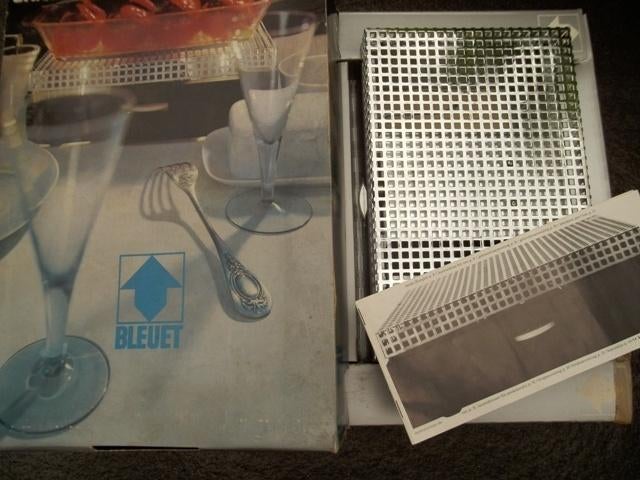 Bleuet schotelverwarmer op gas - vintage., Ophalen of Verzenden, Zo goed als nieuw