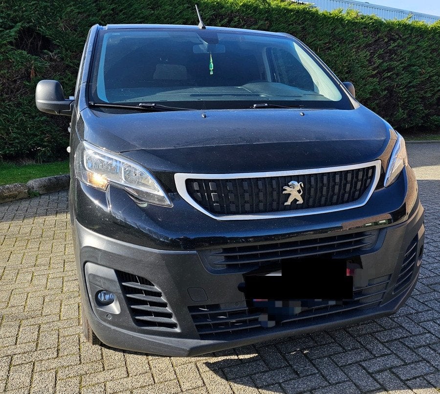 Peugeot Expert lichte vracht, Auto's, Bestelwagens en Lichte vracht, Voorwielaandrijving, Euro 6, Alcantara, Zwart