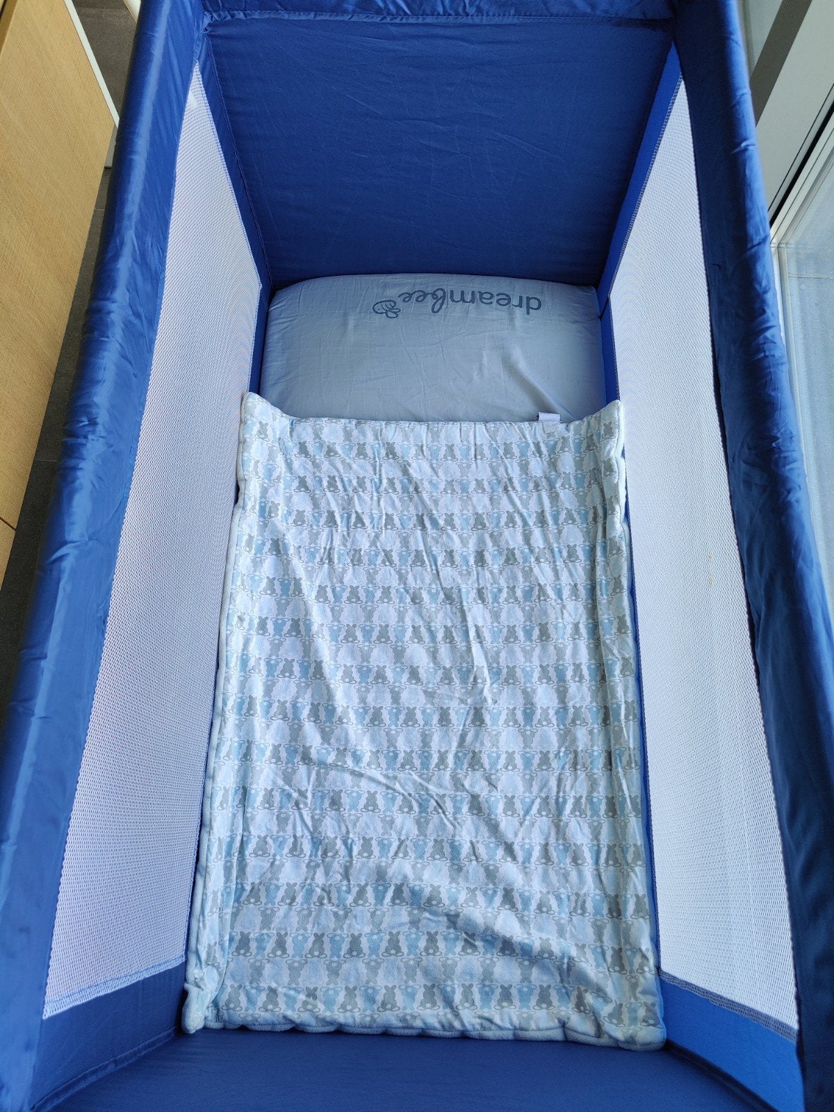 Reisbed Dreambaby, Kinderen en Baby's, Ophalen, Zo goed als nieuw, Reisbedje