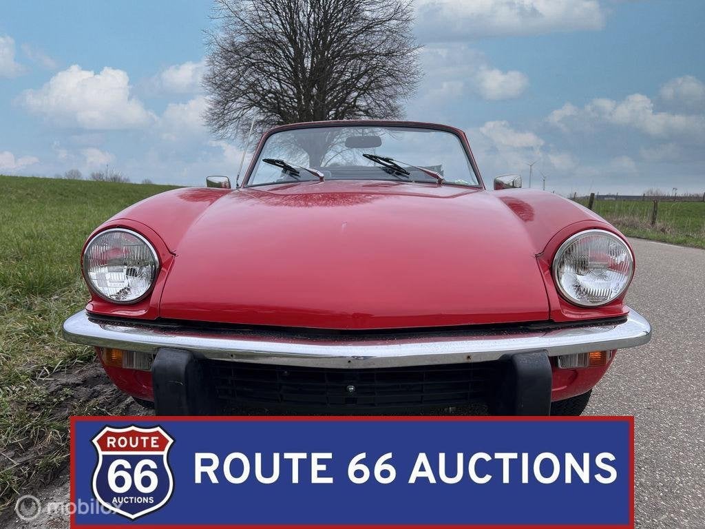 Triumph Spitfire Mk 4 | 1972 | Route 66 Auctions, Autos, Achat, Entreprise, Boîte manuelle, Triumph