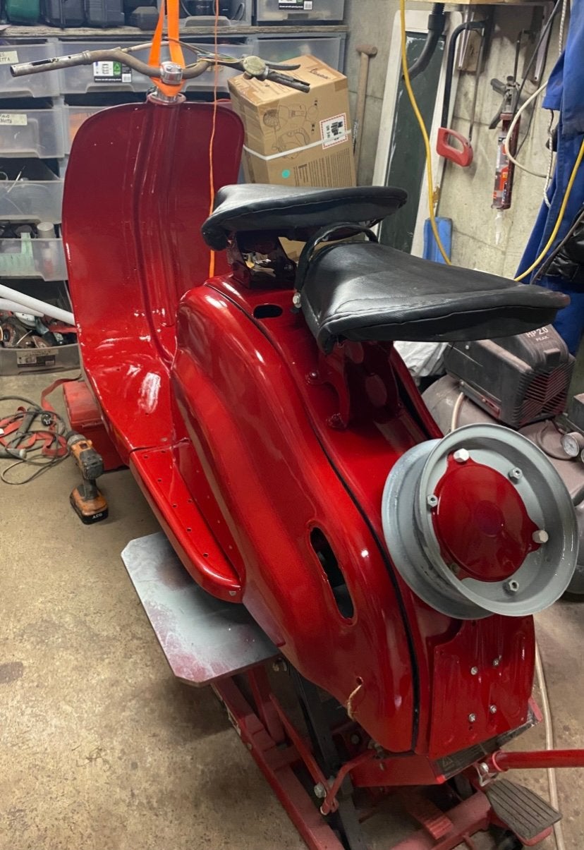 Lambretta LD 125 de 1956 ( en cours de restauration), Occasion