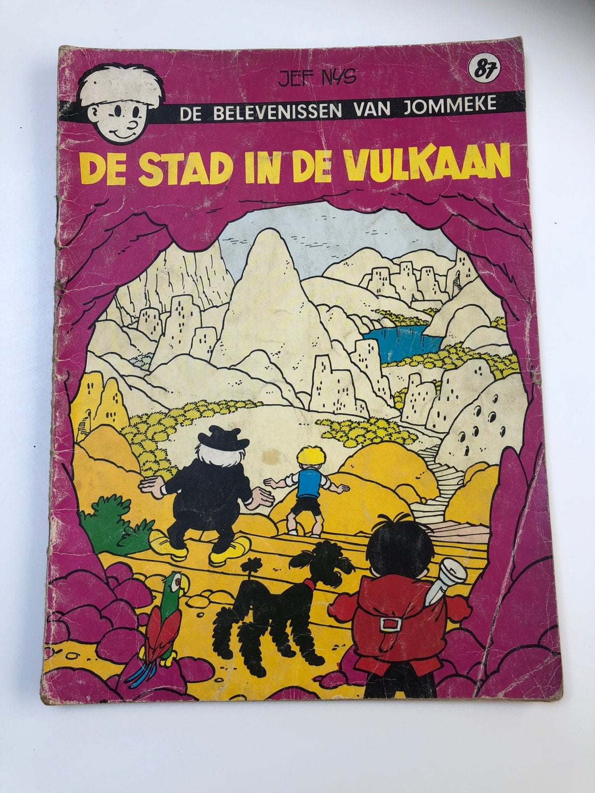De belevenissen van Jommeke: de stad in de vulkaan (1978), Boeken, Eén stripboek, Ophalen, Gelezen