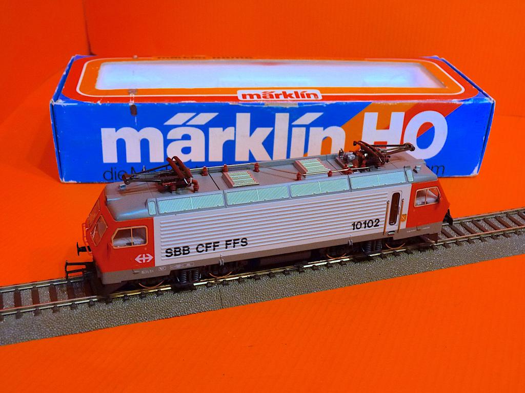 MÄRKLIN HAMO - Elektrische locomotief SBB Re 4/4 10102 - H0, Ophalen of Verzenden, Zo goed als nieuw, Analoog, Märklin