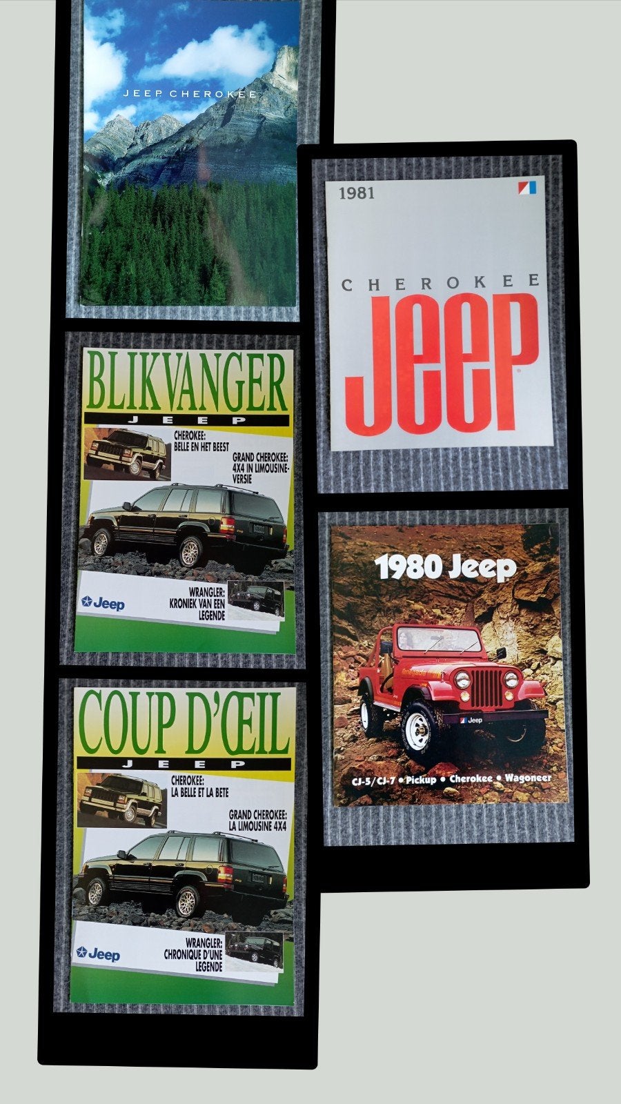 Brochures Jeep, Livres, Enlèvement ou Envoi, Comme neuf, Autres marques