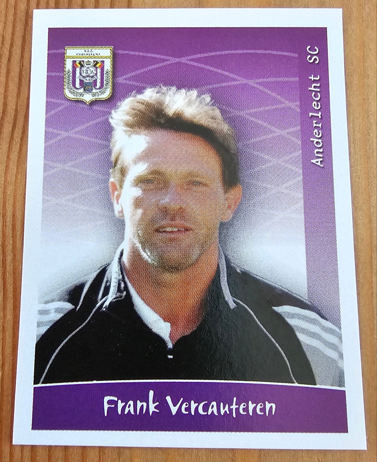 Panini Football 2006 #4 Frankie Vercauteren Voetbal, Ophalen of Verzenden, Zo goed als nieuw, Sticker