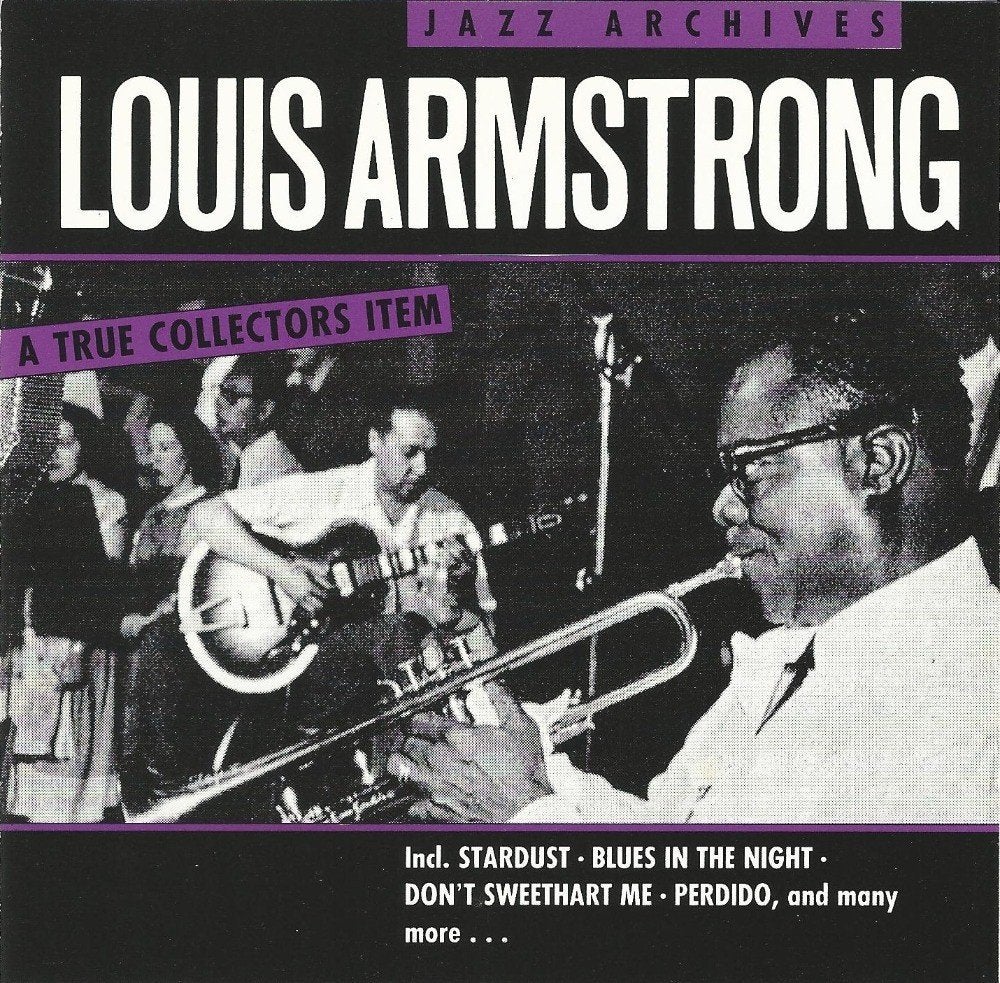 CD * LOUIS ARMSTRONG - JAZZ ARCHIVES-A TRUE COLLECTORS ITEM, Cd's en Dvd's, Cd's | Jazz en Blues, Ophalen of Verzenden, Zo goed als nieuw