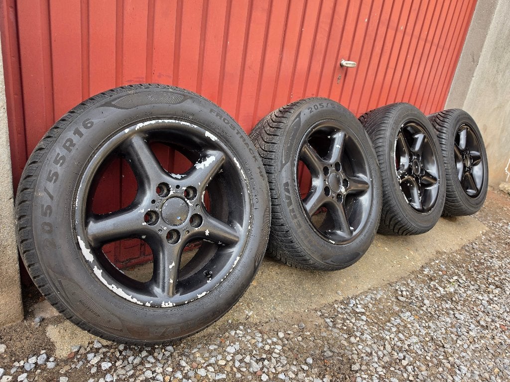 16" bmw velgen 5x120, Ophalen, Gebruikt, 16 inch, Banden en Velgen