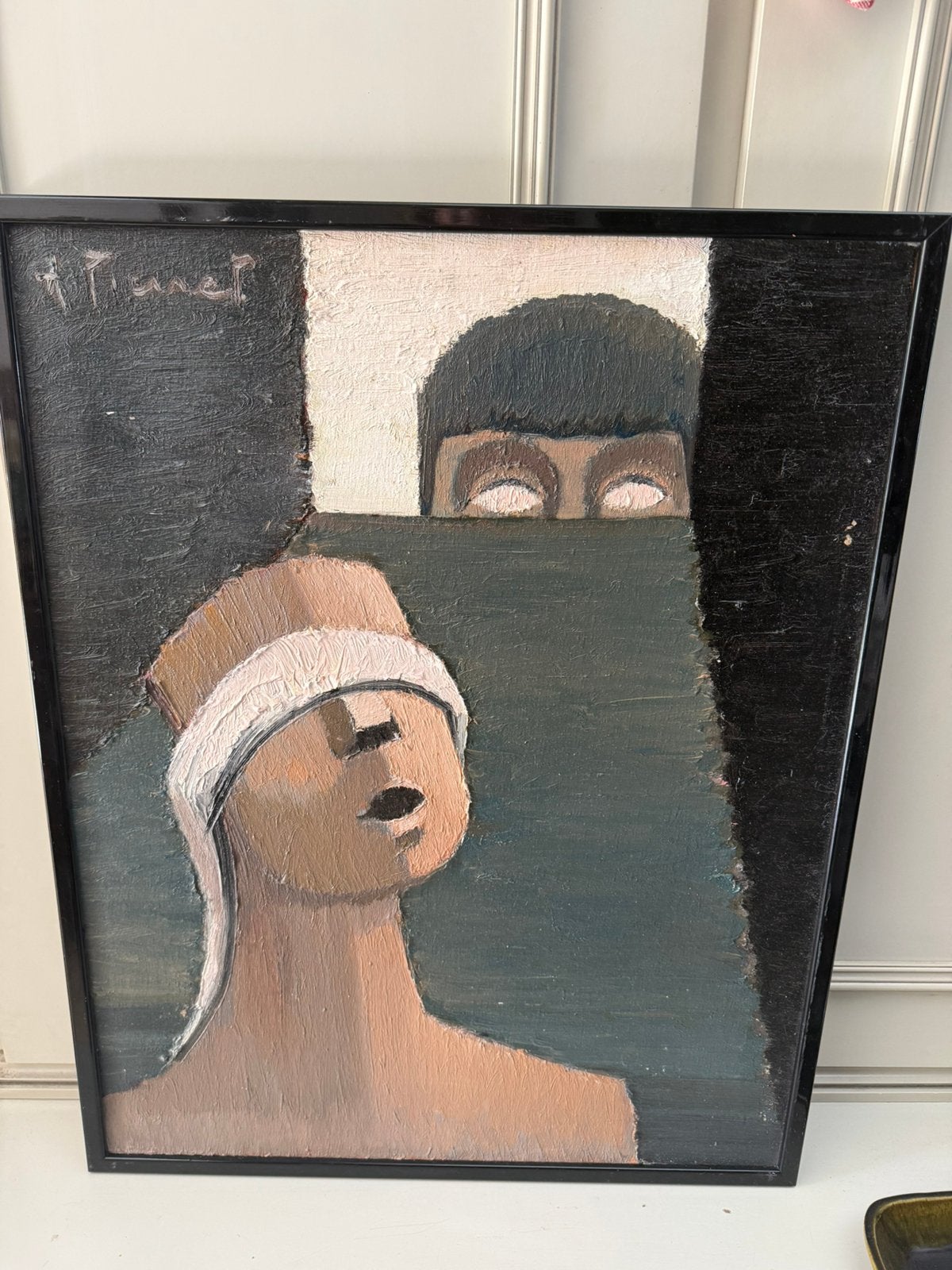 Huile sur toile signée André Pierret, Enlèvement ou Envoi, Comme neuf