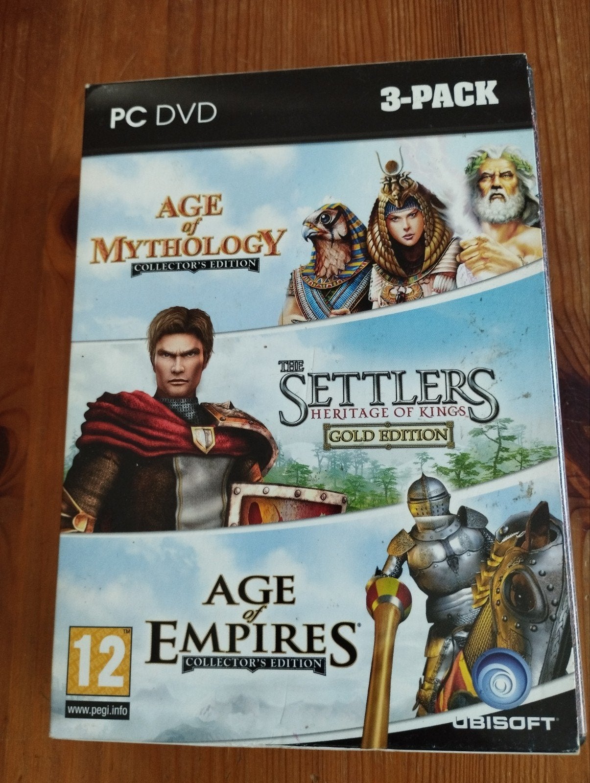Coffret 3 DVD Rom Age of Mythology The Settlers Age of Empir, Enlèvement ou Envoi
