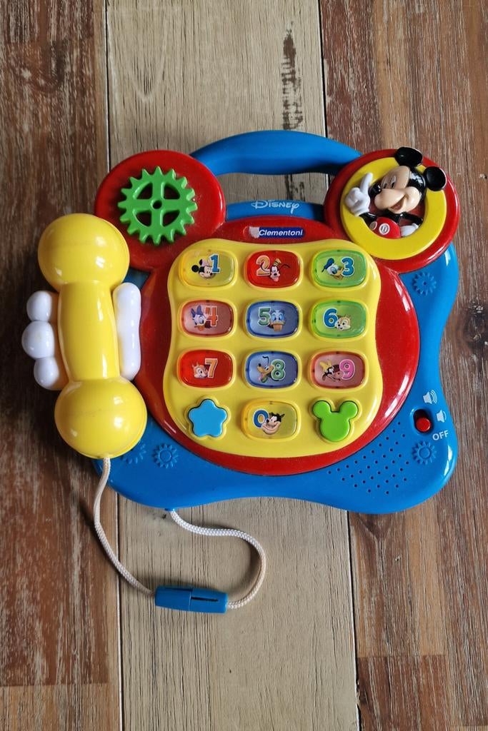 Téléphone éducatif Clementoni Mickey, Enfants & Bébés, Enlèvement, Utilisé, 2 à 4 ans