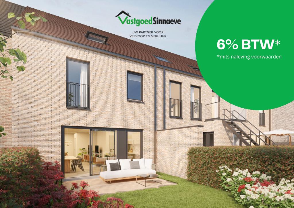 Nieuwbouwwoning met 4 slaapkamers en tuin te Lombardsijde, 200 tot 500 m², Lombardsijde, Tussenwoning, Provincie West-Vlaanderen