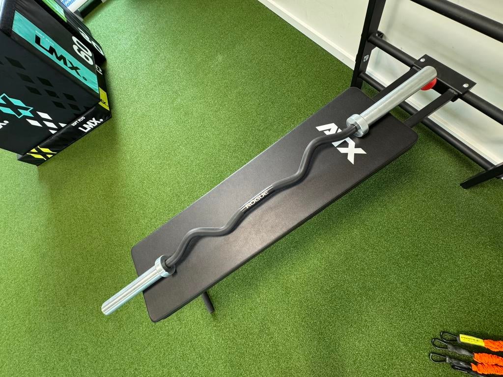 ROGUE Curl Bar - Cerakote, Sport en Fitness, Ophalen, Zo goed als nieuw, Halterstangen
