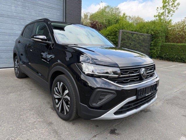Volkswagen T-Cross 1.0 TSI DSG AppConnect Camera AdapCruise, Euro 6, Entreprise, Entretenue par le concessionnaire, Noir