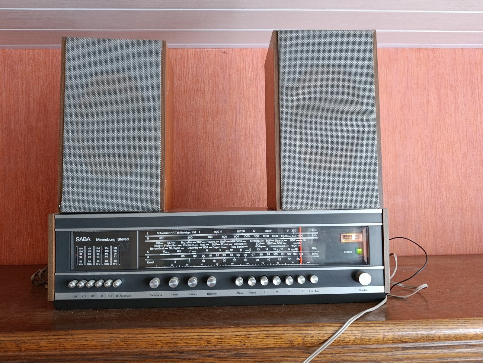 Saba Meersburg Stereo G radio vintage, Ophalen of Verzenden