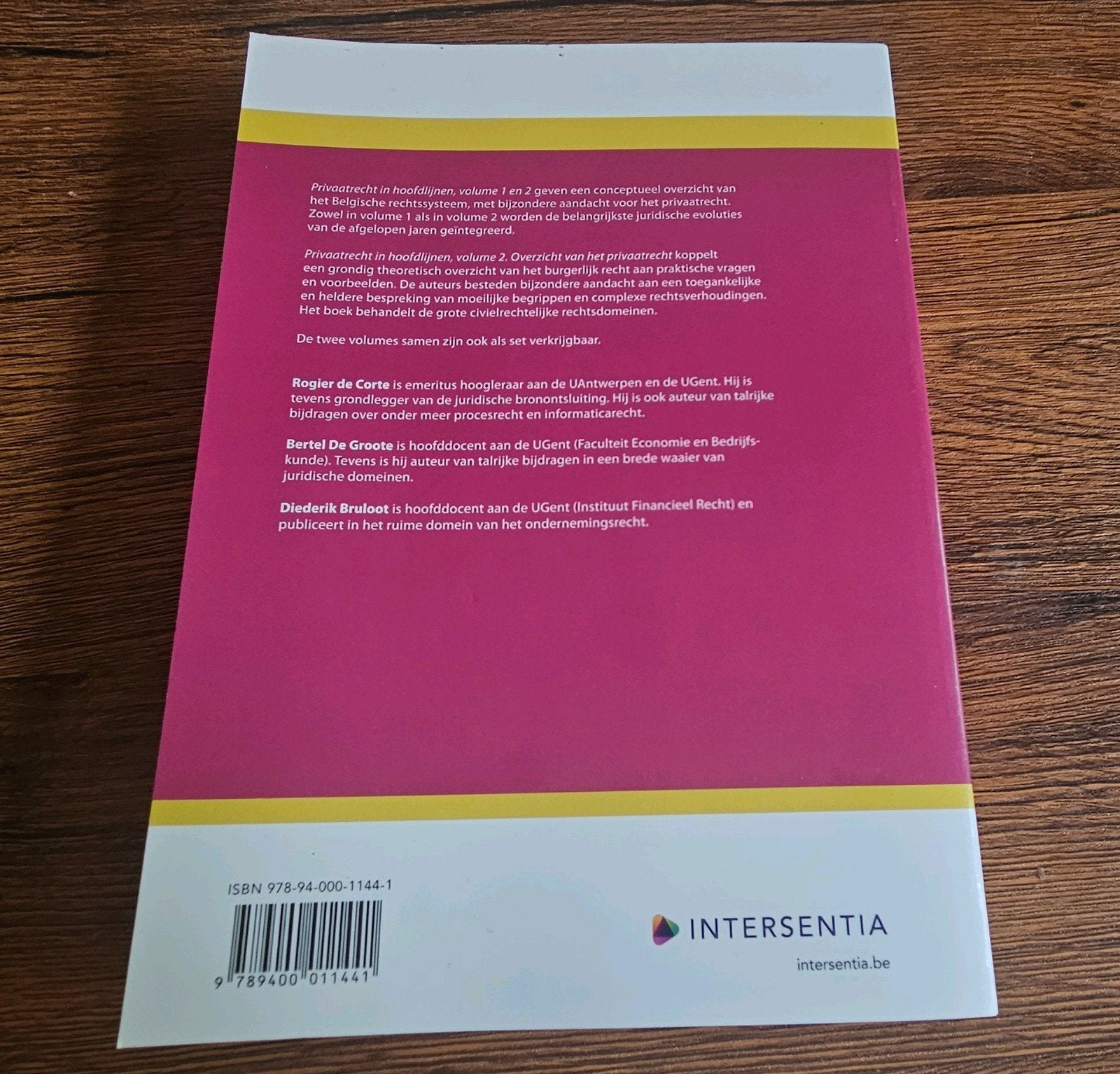 Privaatrecht in hoofdlijnen volume 2 (veertiende editie), Boeken, Nieuw, Ophalen of Verzenden, Hogeschool, Rogier De Corte; Bertel De Groote
