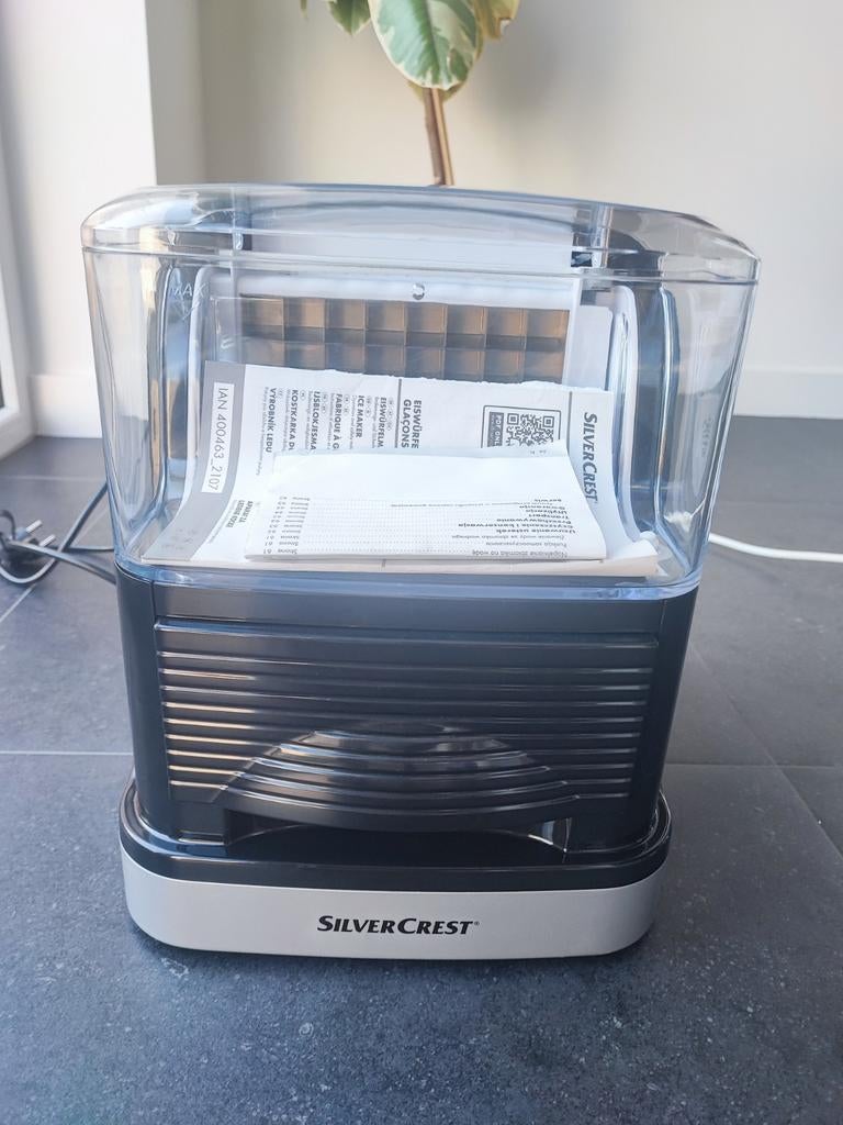 Silvercrest IJsblokjesmachine ICM 220A1, Ophalen of Verzenden, Zo goed als nieuw, Koelelement
