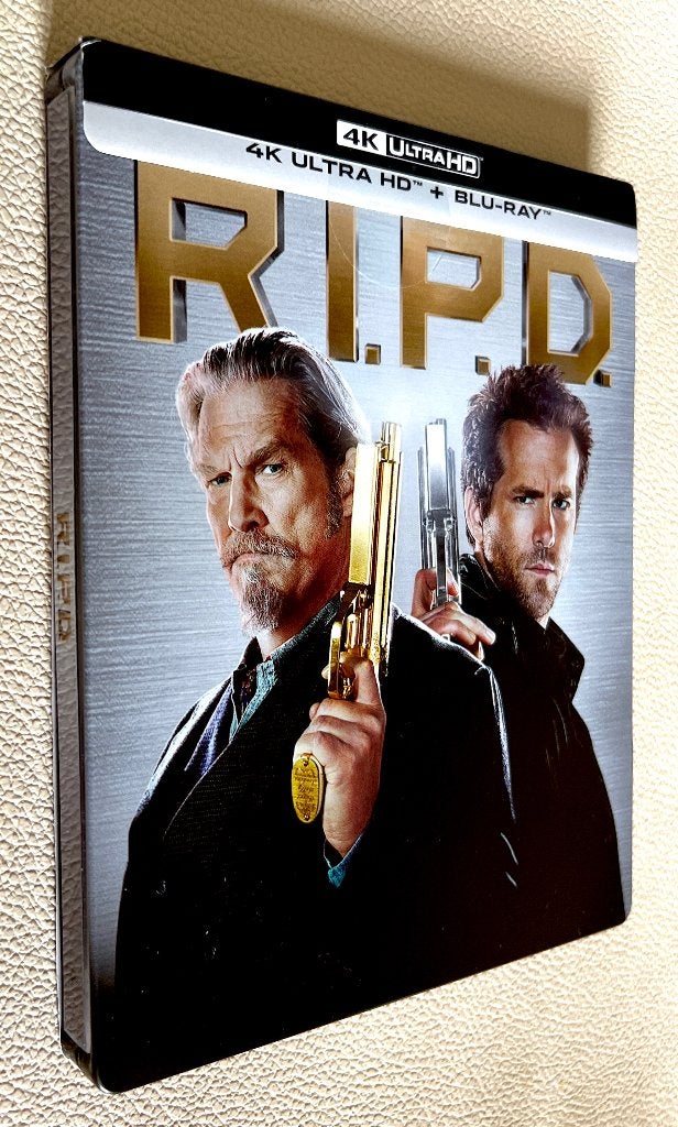 R.I.P.D. (OTNL op BR HD) STEELBOOK "LIMITED” Editie // 4KUHD, Ophalen of Verzenden, Zo goed als nieuw, Science Fiction en Fantasy