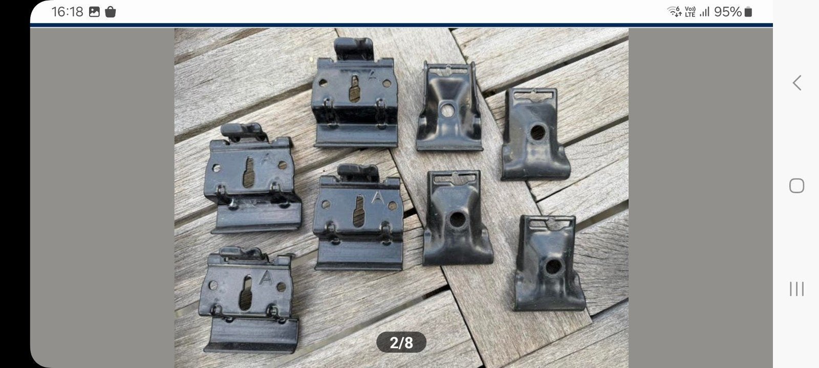 Thule klemmen, Auto diversen, Ophalen