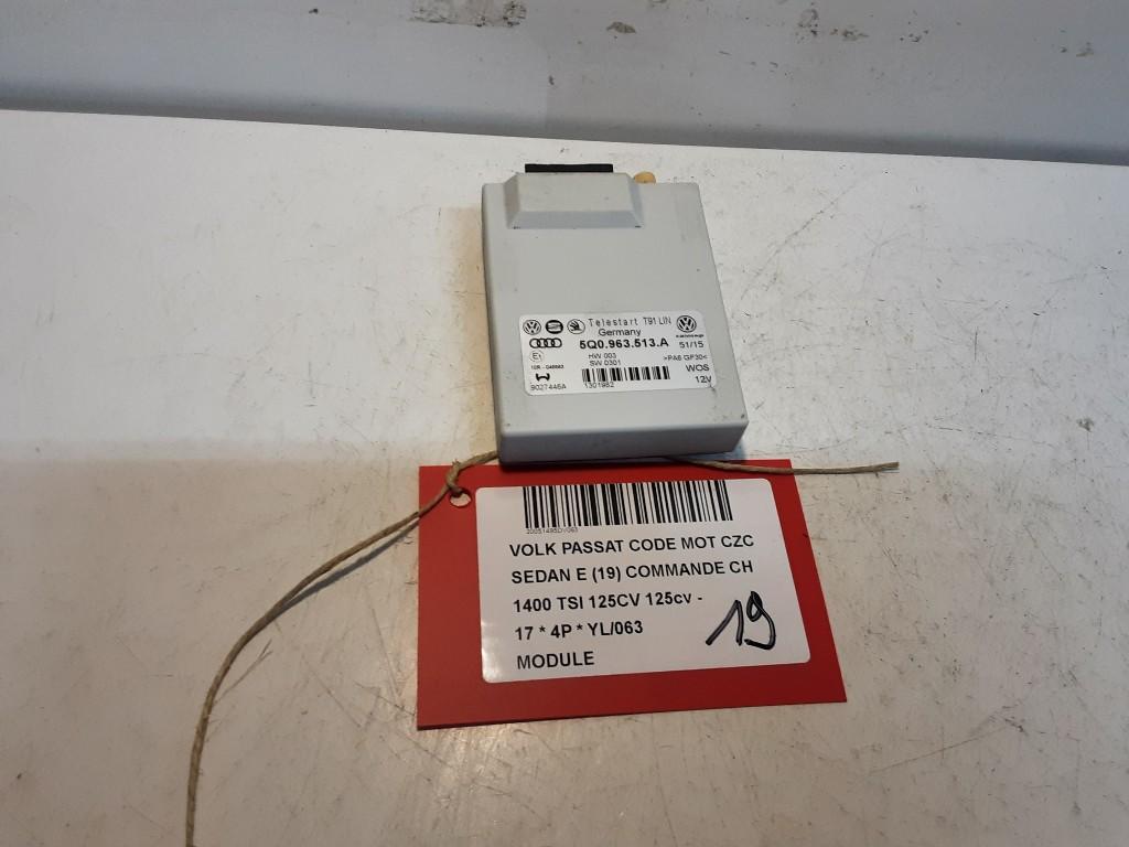 UNITE ELECTRONIQUE Volkswagen Passat (3G2) (5Q0963513A), Volkswagen, Mevr. I. Hauben, Utilisé, Rue de l'Espoir 34 34
4030  GRIVEGNÉE, BE