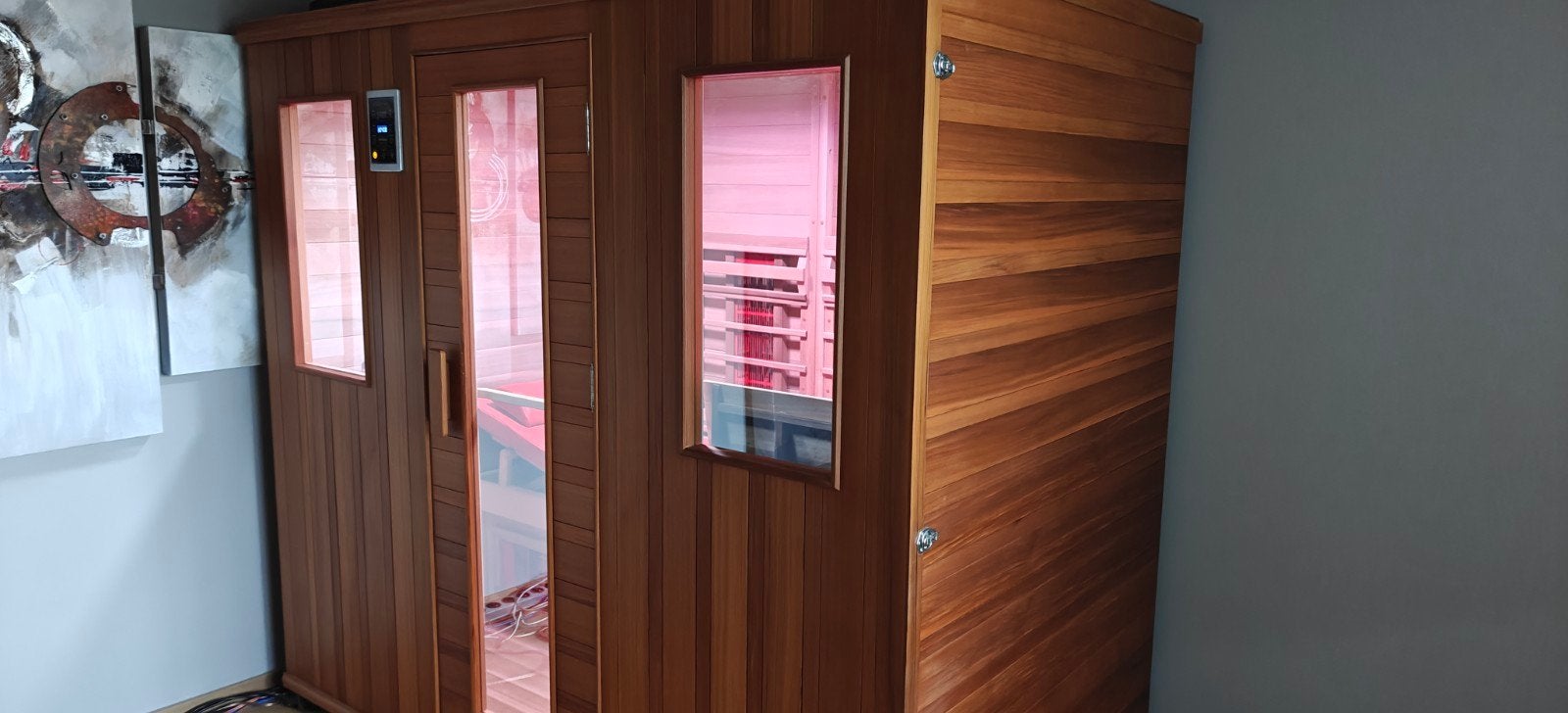 Health mate professionele sauna, Ophalen, Zo goed als nieuw, Infrarood, Complete sauna