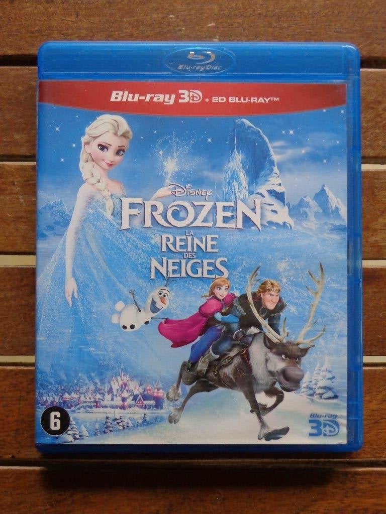 )))  Bluray 3D + bluray   La Reine des Neiges / Disney  (((, CD & DVD, Blu-ray, Français, Film, Comme neuf, Blu-ray 3D