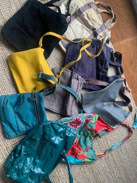 Lot de 9 sacs à main - quelques NEUFS, Enlèvement, Comme neuf, Sac à main