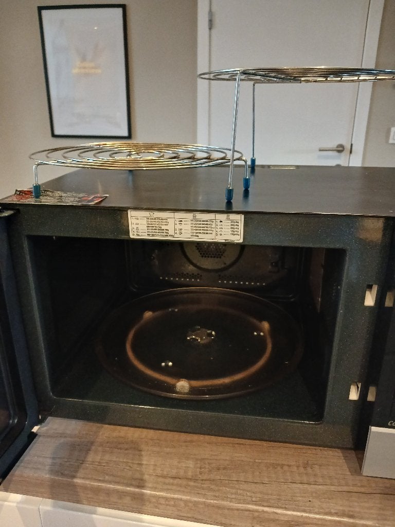 Four à micro-ondes combiné Samsung CE107M — 60€, Electroménager, Enlèvement, Utilisé, 45 à 60 cm, Plaque tournante