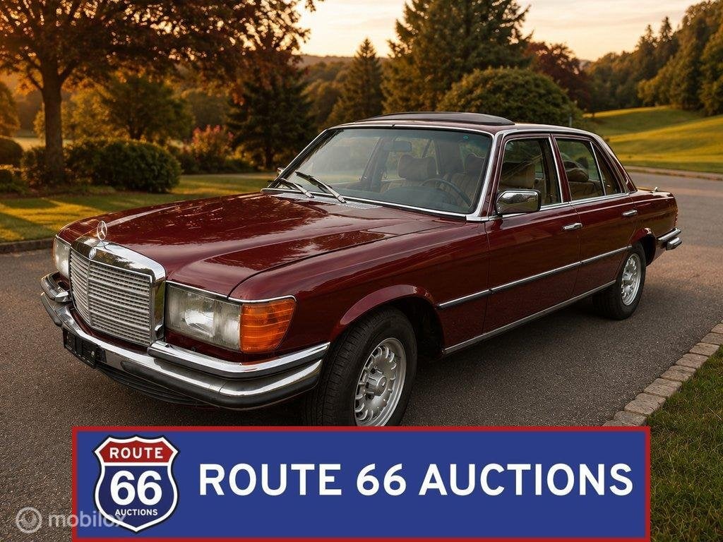 Mercedes-Benz 280 SE | 1976 | Route 66 Auctions, Autos, Oldtimers & Ancêtres, Achat, Entreprise, Boîte manuelle, Autre carrosserie