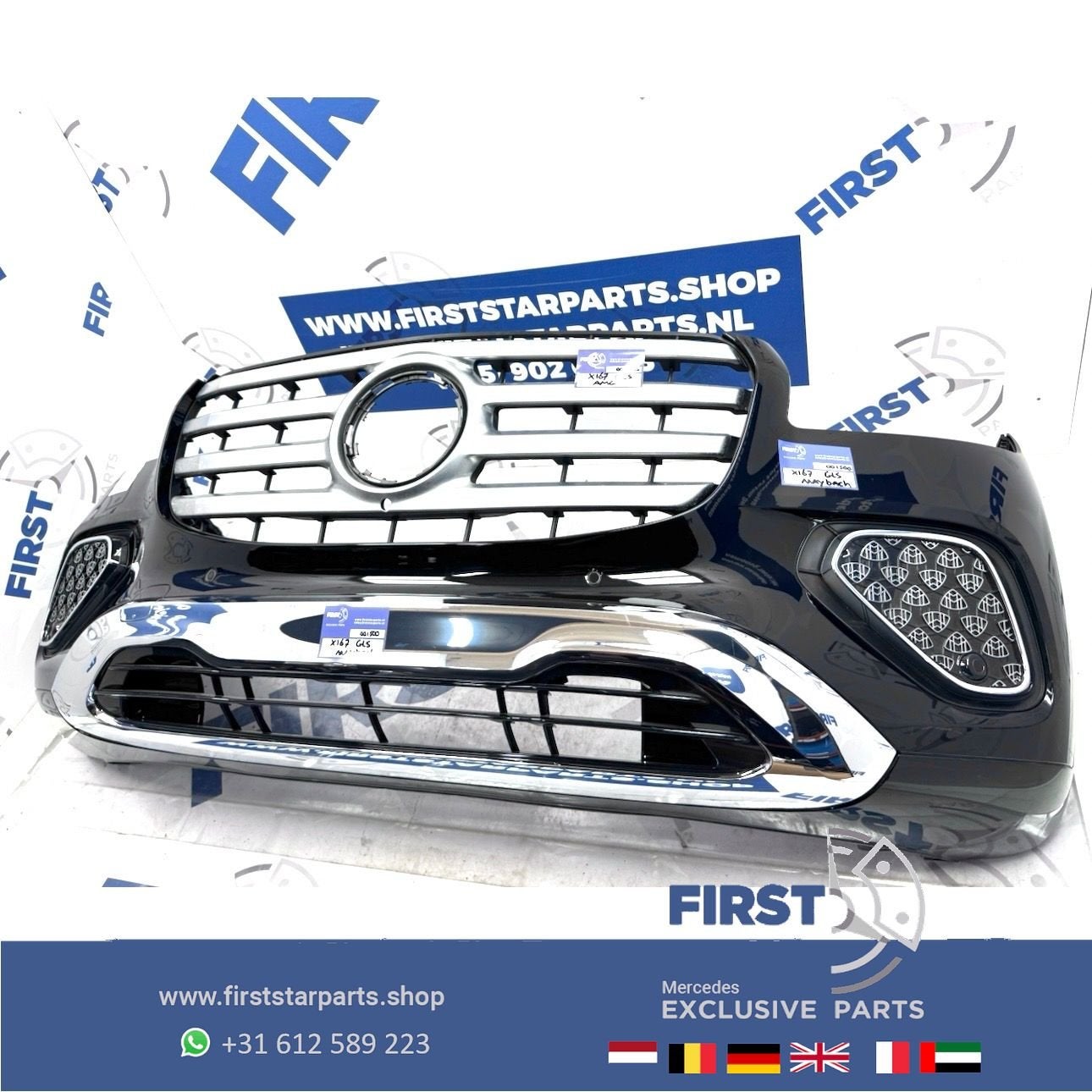 X167 GLS MAYBACH BUMPER A1678859305 W167 MAYBACH VOORBUMPER, -, Mercedes-Benz, Utilisé, -