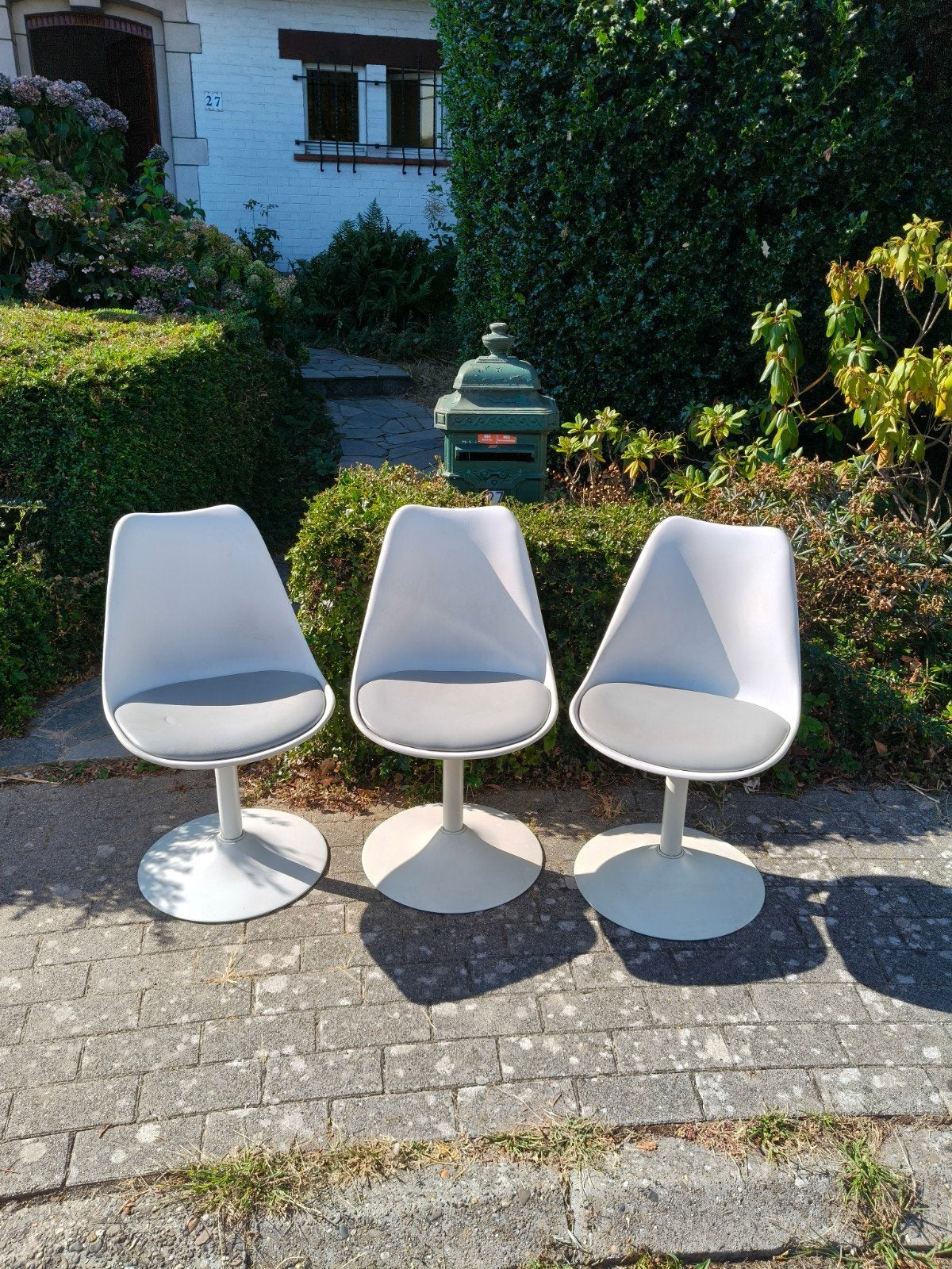 chaises de salle à manger vintage tulipe, Enlèvement