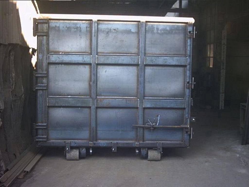 containers met 1 grote achterdeur