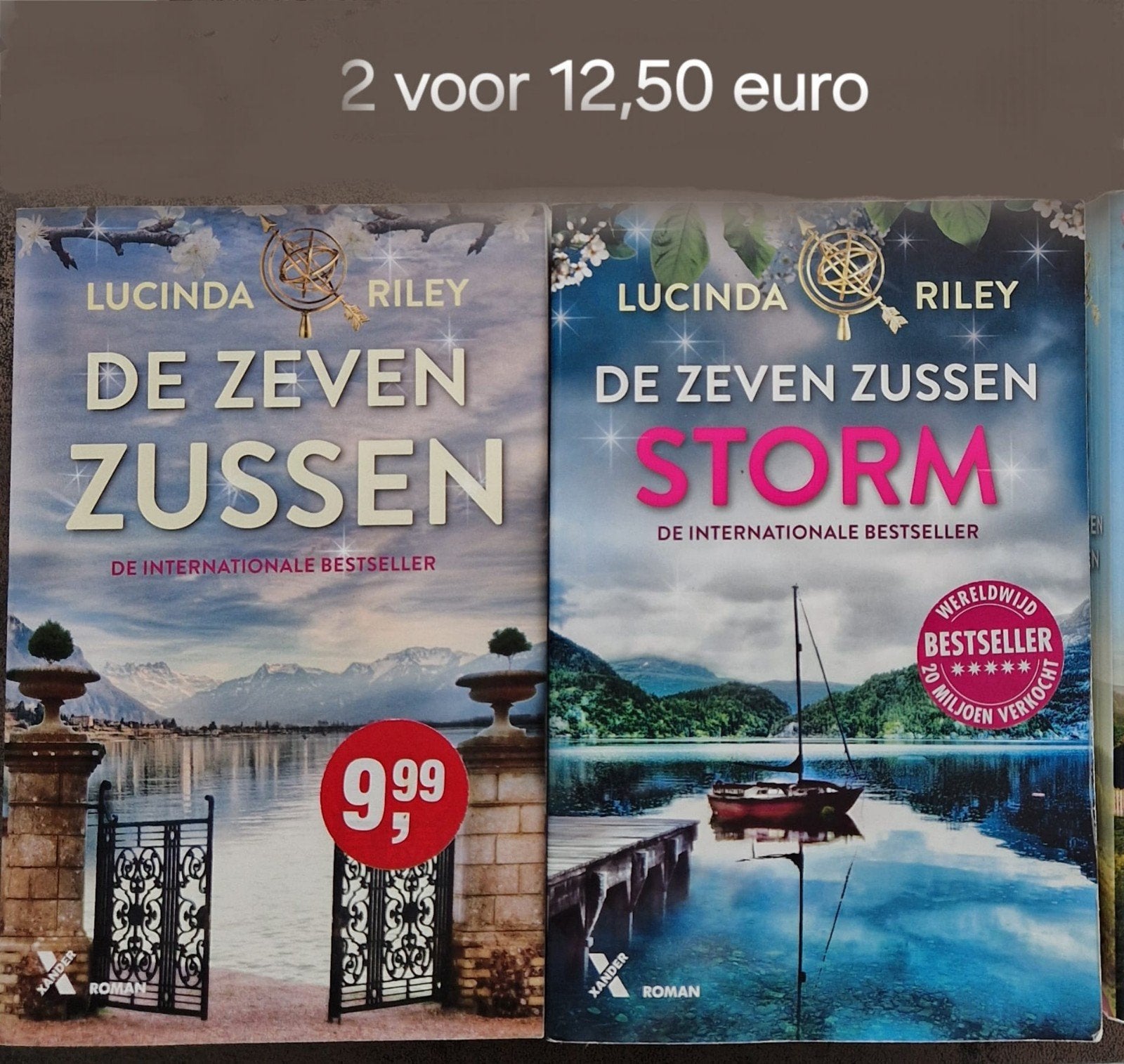 2x Lucinda Riley - De Zeven Zussen - Storm, Livres, E-books