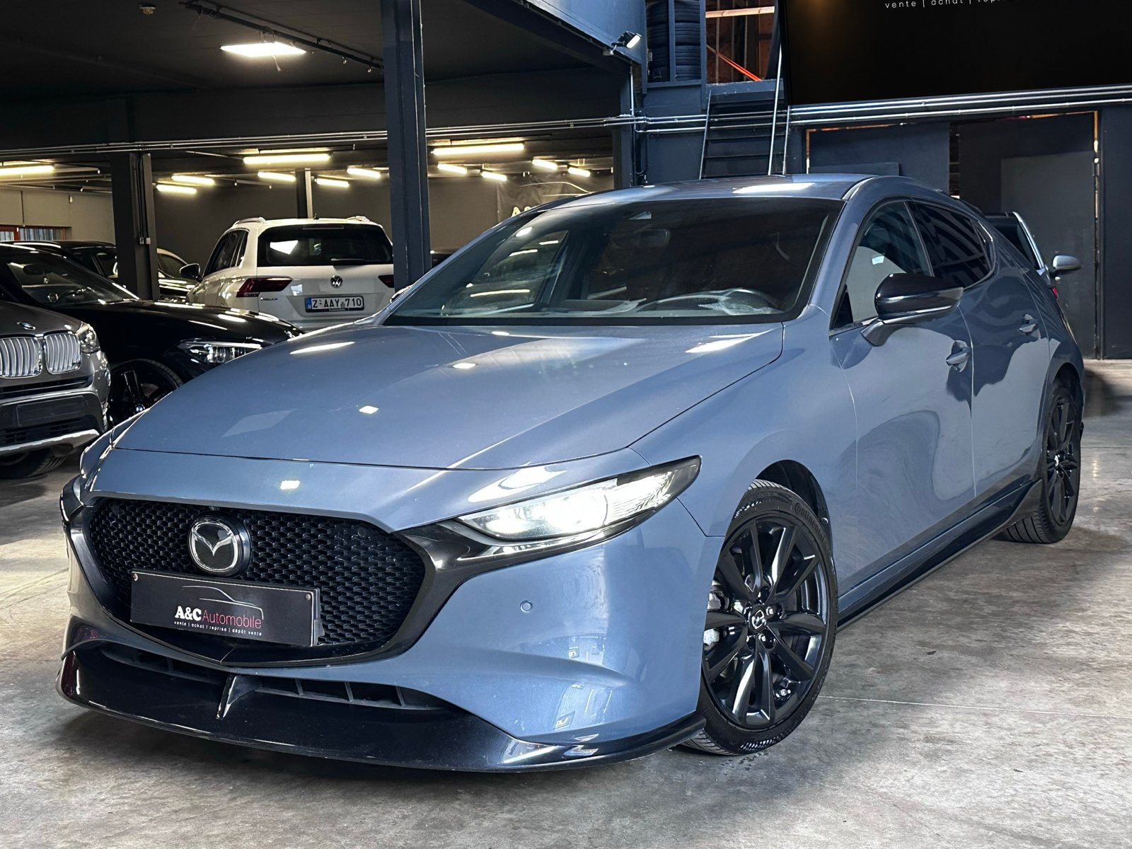 Mazda 3 2.0i 2022 82.000km, Autos, Argent ou Gris, Achat, Euro 6, Entreprise