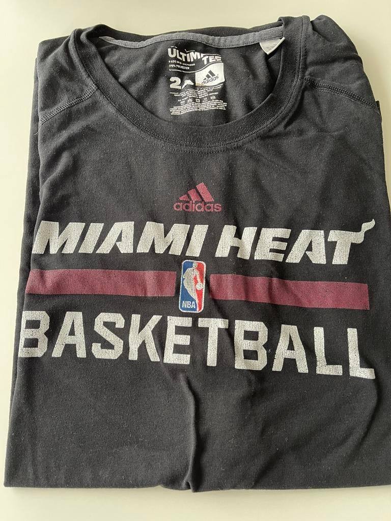 Tshirt. Miami Heat. Adidas. Maat xxl, Kleding | Heren, Verzenden, Gedragen, Zwart