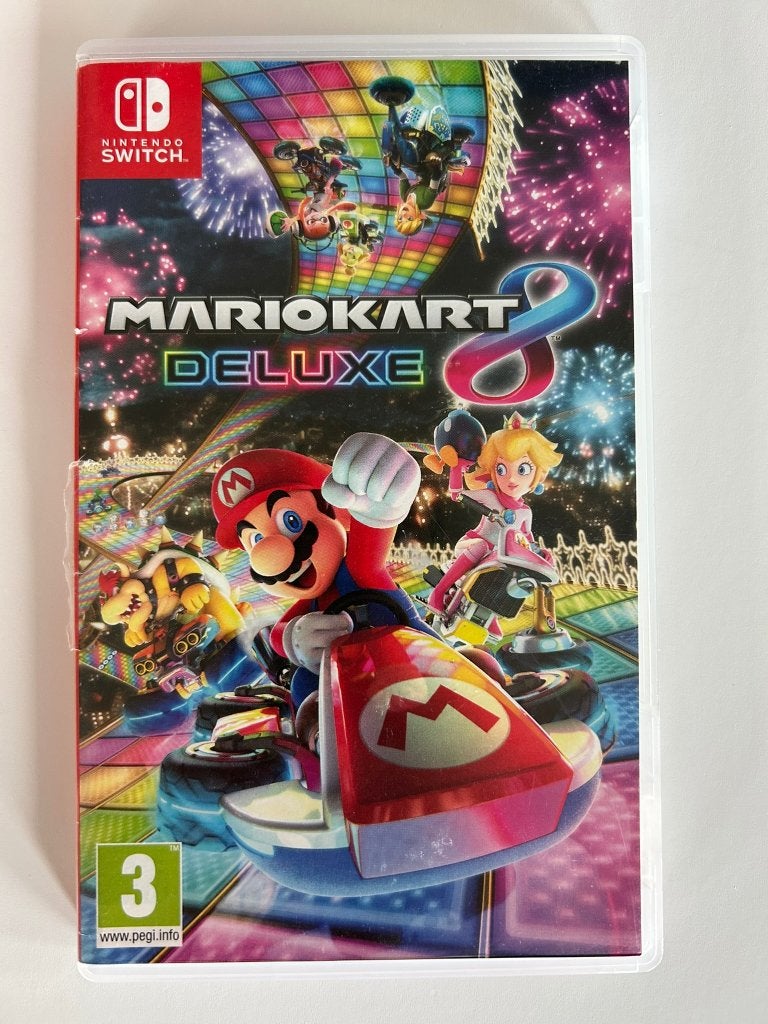 Jeu Mario Kart 8 Deluxe Nintendo Switch (Boîte & Cartouche), Enlèvement ou Envoi, Utilisé, Course et Pilotage