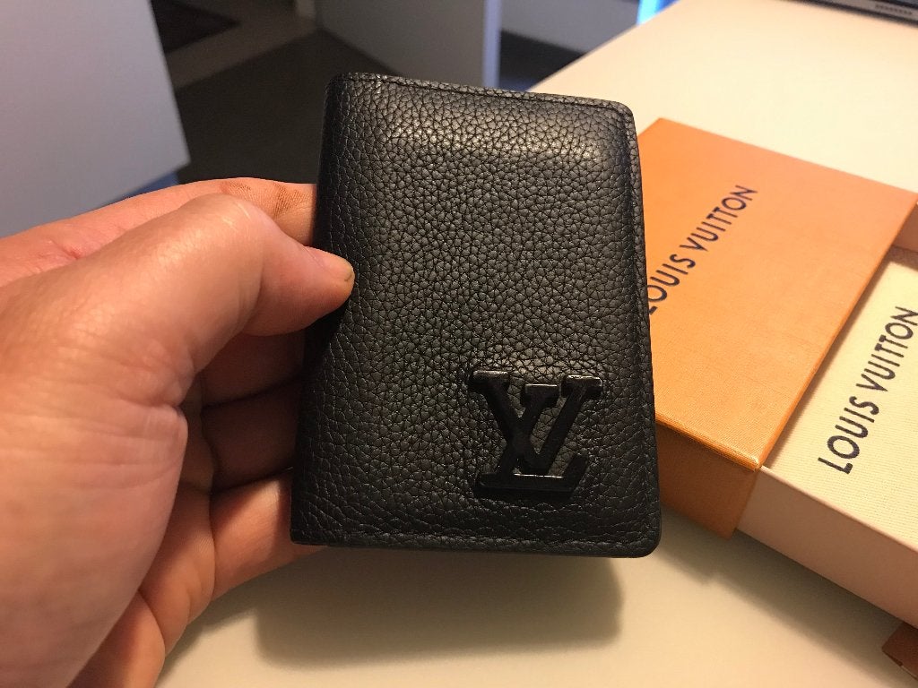 Louis vuitton pocketholder, Ophalen, Gebruikt, Leder