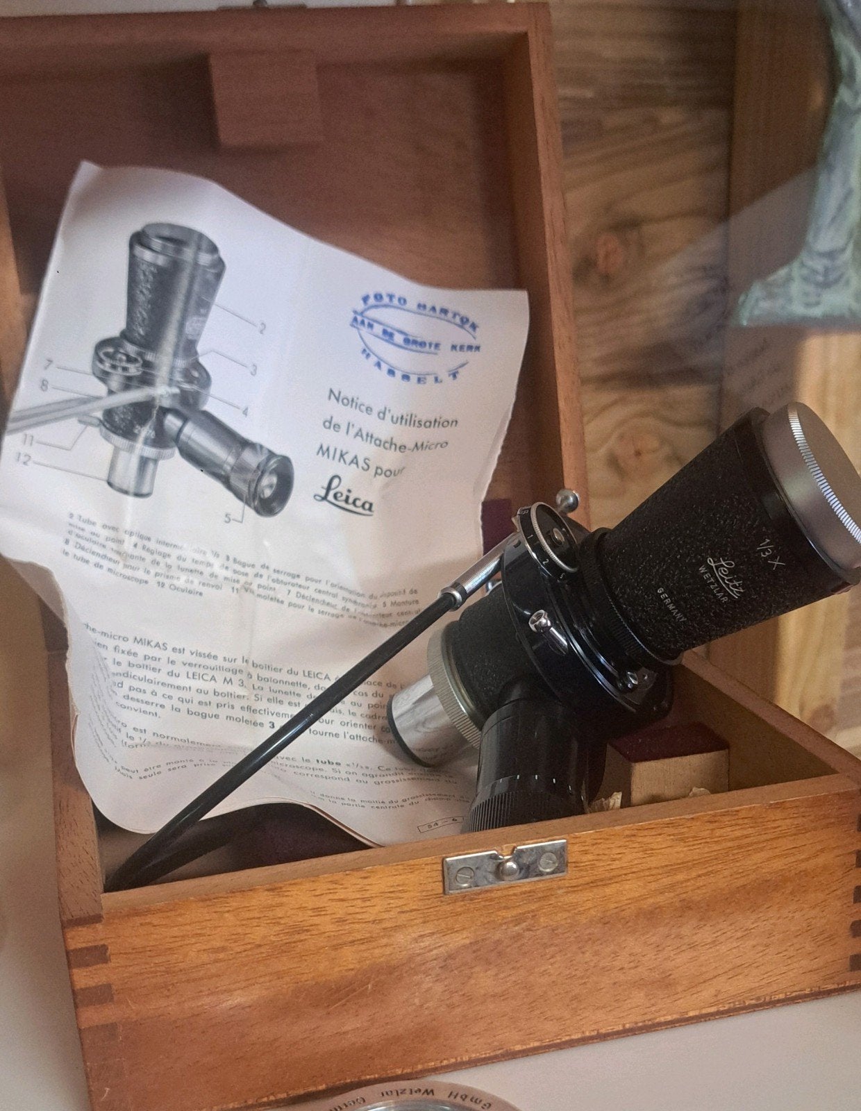 Leitz Mikas microscoopadapter Leika, Ophalen of Verzenden