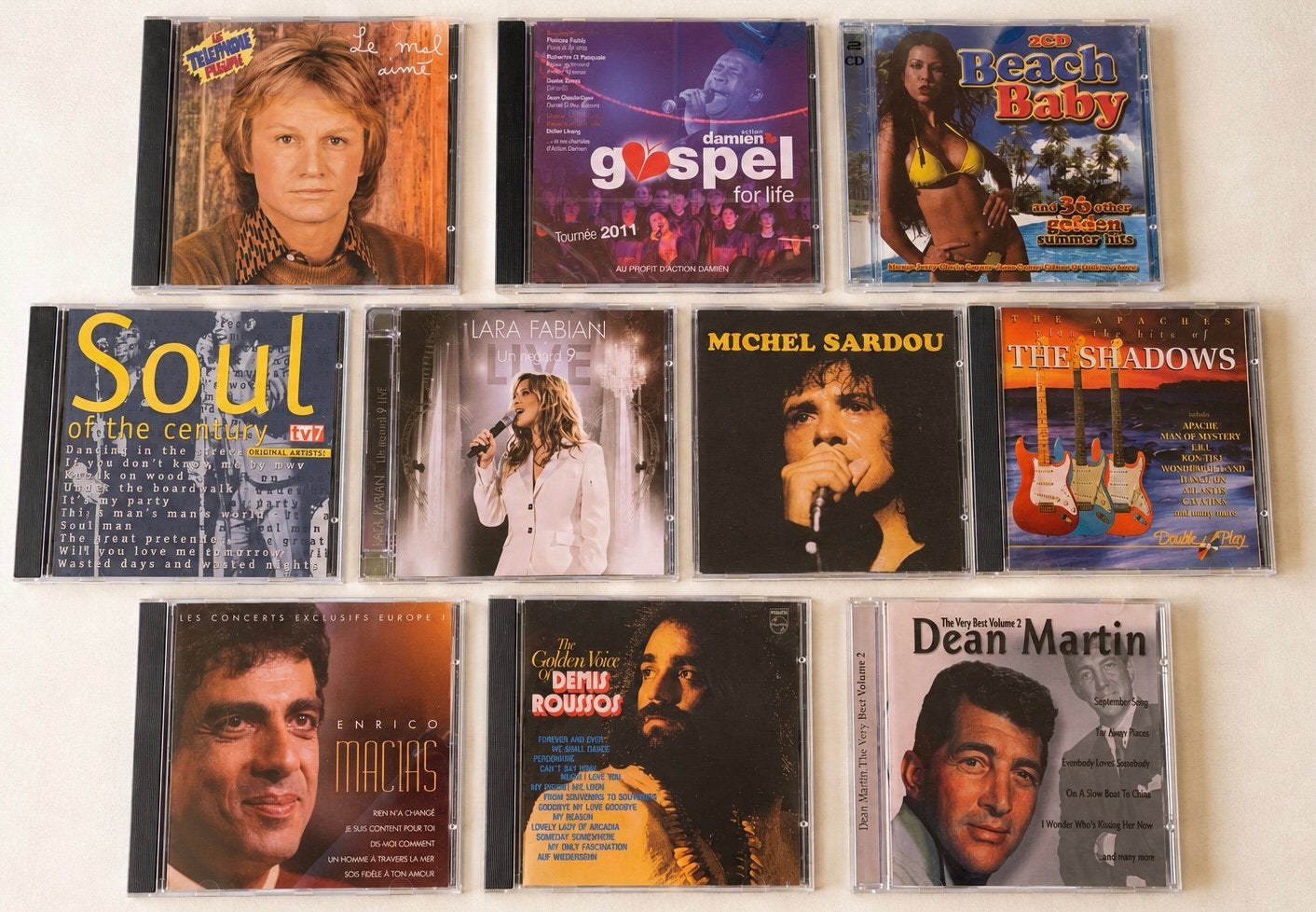 10 CD – MUSIQUE POUR TOUS LES GOÛTS, Enlèvement, Comme neuf, Pop