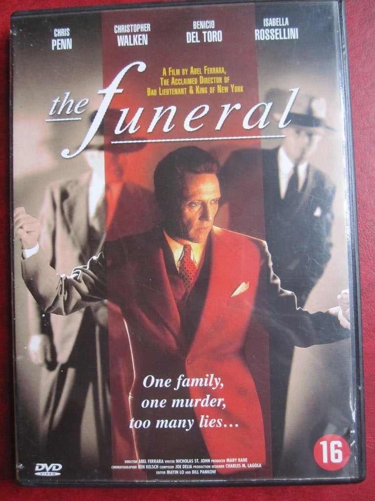 The Funeral, Cd's en Dvd's, Dvd's | Thrillers en Misdaad, Engels, Vanaf 16 jaar, Nederlands, Actiethriller