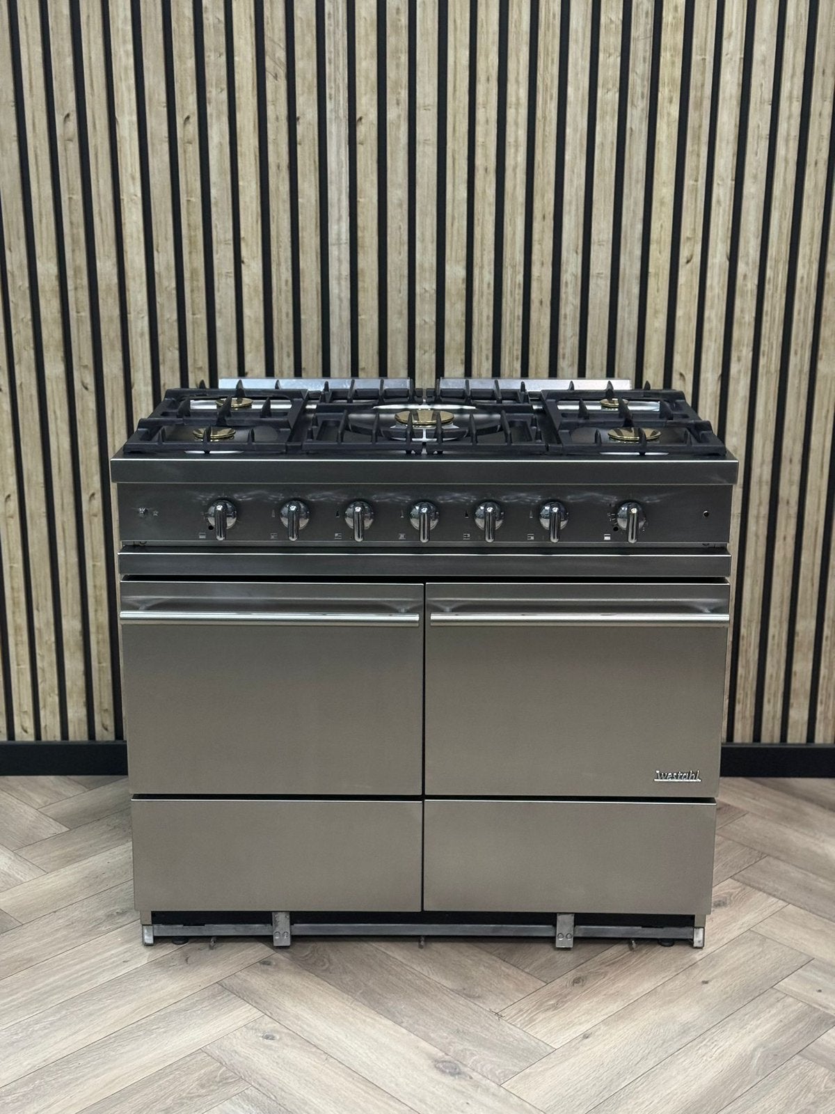 Prachtige Lacanche Inox Gas 100cm + Gasovens, Enlèvement ou Envoi, Gril, Électrique