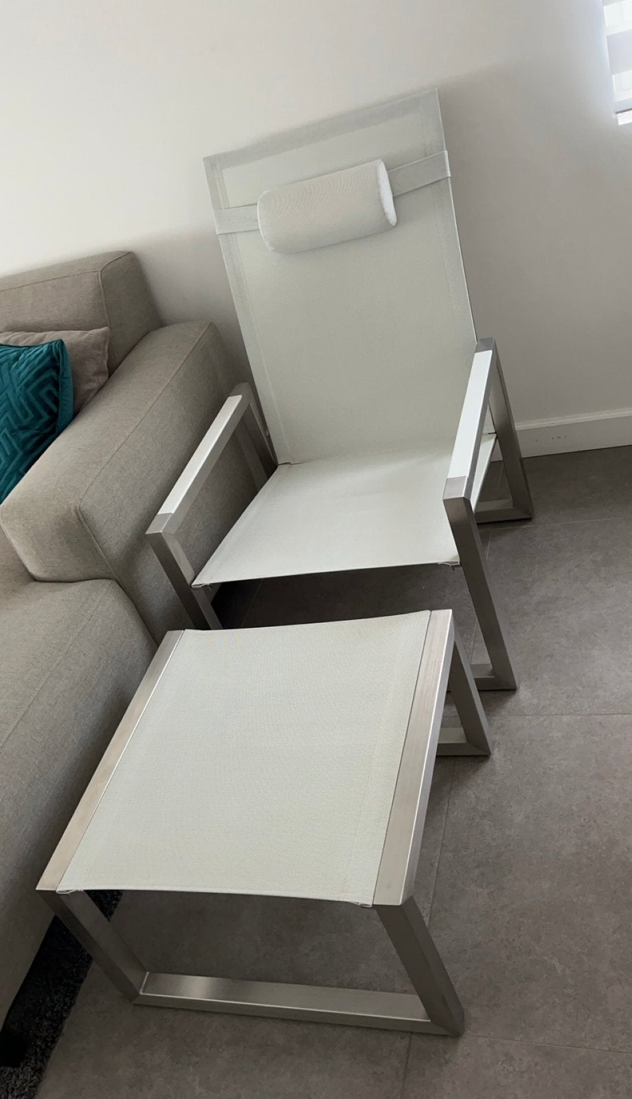 Relaxstoelen Royal Botania, Ophalen, Zo goed als nieuw, Rvs, Verstelbaar
