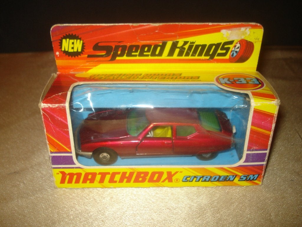 MATCHBOX Speed Kings Ancienne Citroën SM en Boîte d'Origine, Hobby & Loisirs créatifs, Voitures miniatures | 1:43, Comme neuf