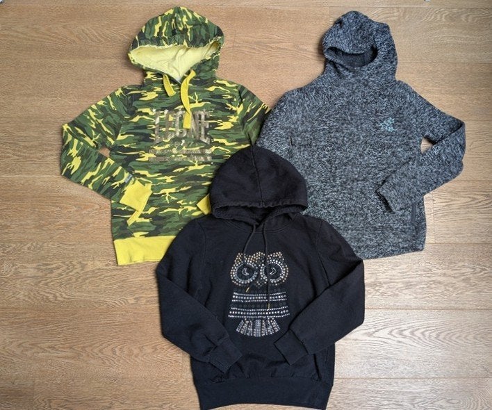 sweatshirts à capuche fille - taille 146 (11 ans), Enlèvement, Utilisé, Fille