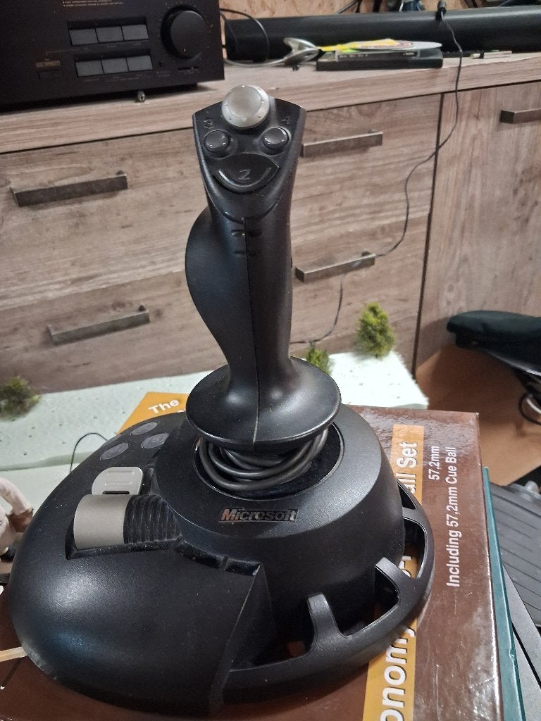 Joystick Microsoft Sidewinder precision 2., Informatique & Logiciels, Enlèvement, Comme neuf, Microsoft